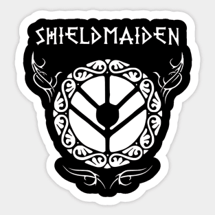 Viking Shieldmaden Sticker